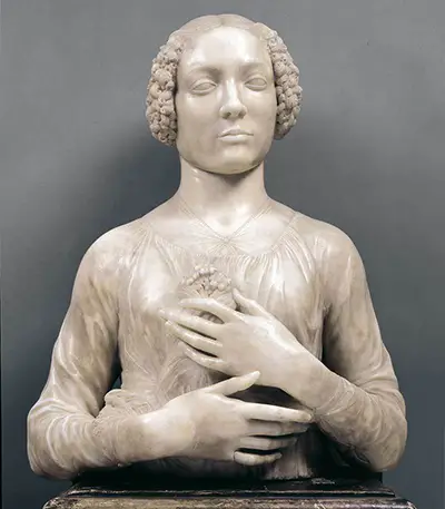 Lady with a Bouquet Andrea del Verrocchio